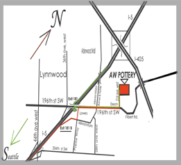 map to Aw Pottery